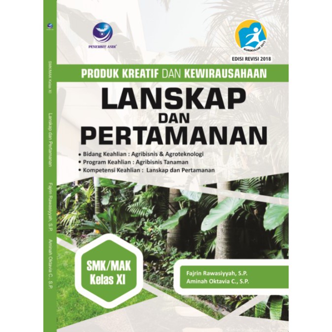 Jual Buku Produk Kreatif Dan Kewirausahaan Lanskap Dan Pertamanan Smk