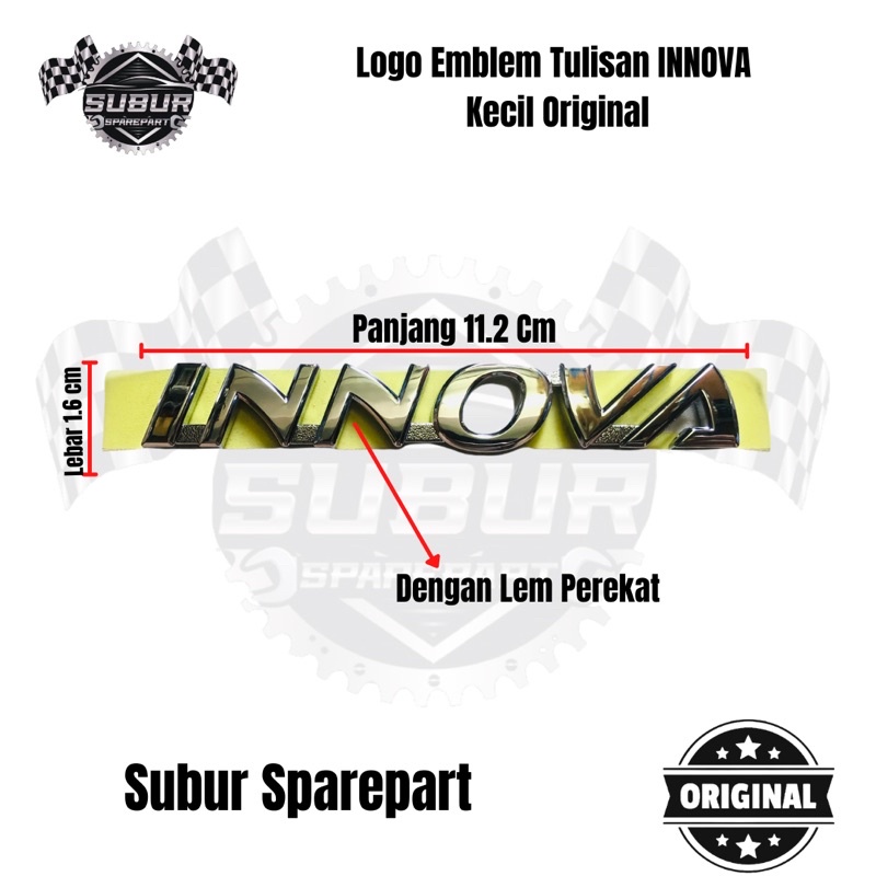 Jual Logo Emblem Tulisan Innova Kecil Original Shopee Indonesia