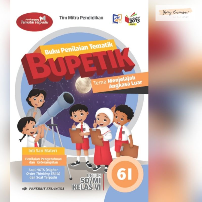 Jual Bupetik Buku Penilaian Tematik Sd Mi Kelas A B C D E