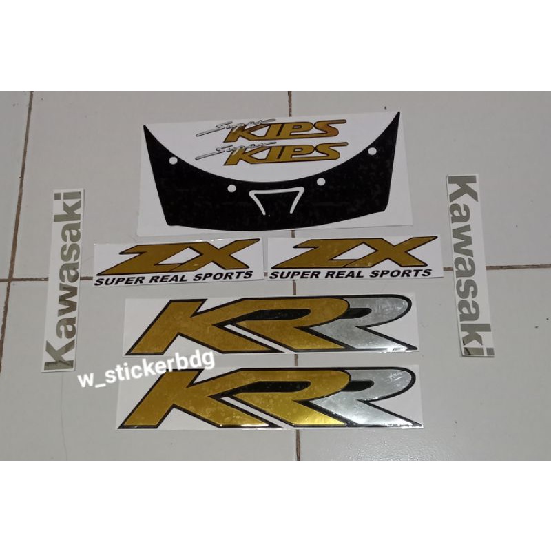 Jual Striping Stiker Kawasaki Ninja Krr Zx Cbu Rr Old Shopee