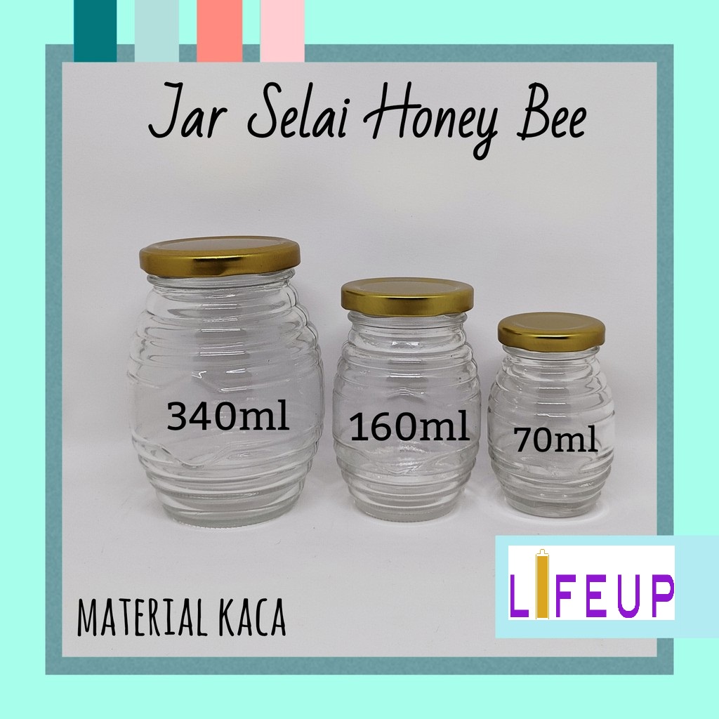 Jual BOTOL KACA BENING Glass Jar Botol Toples Kaca Toples Selai Jam