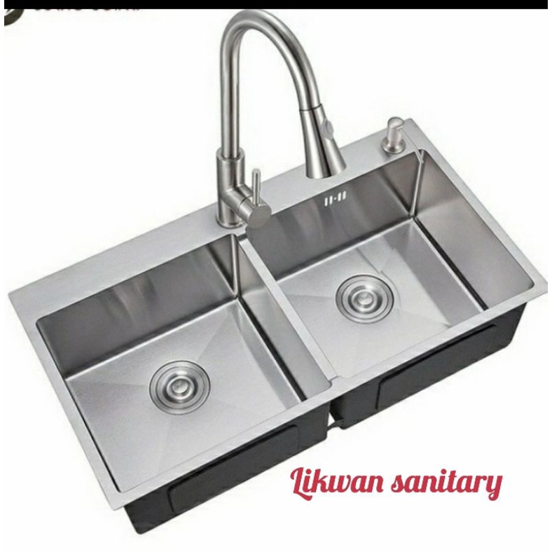 Jual Paket Komplit Kitchen Sink ONAN 8245 Stainless Sus 304 Paket