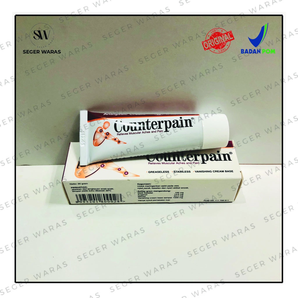 Jual COUNTERPAIN Cream 5 Gr 15 Gr 30 Gr Krim Nyeri Otot Shopee