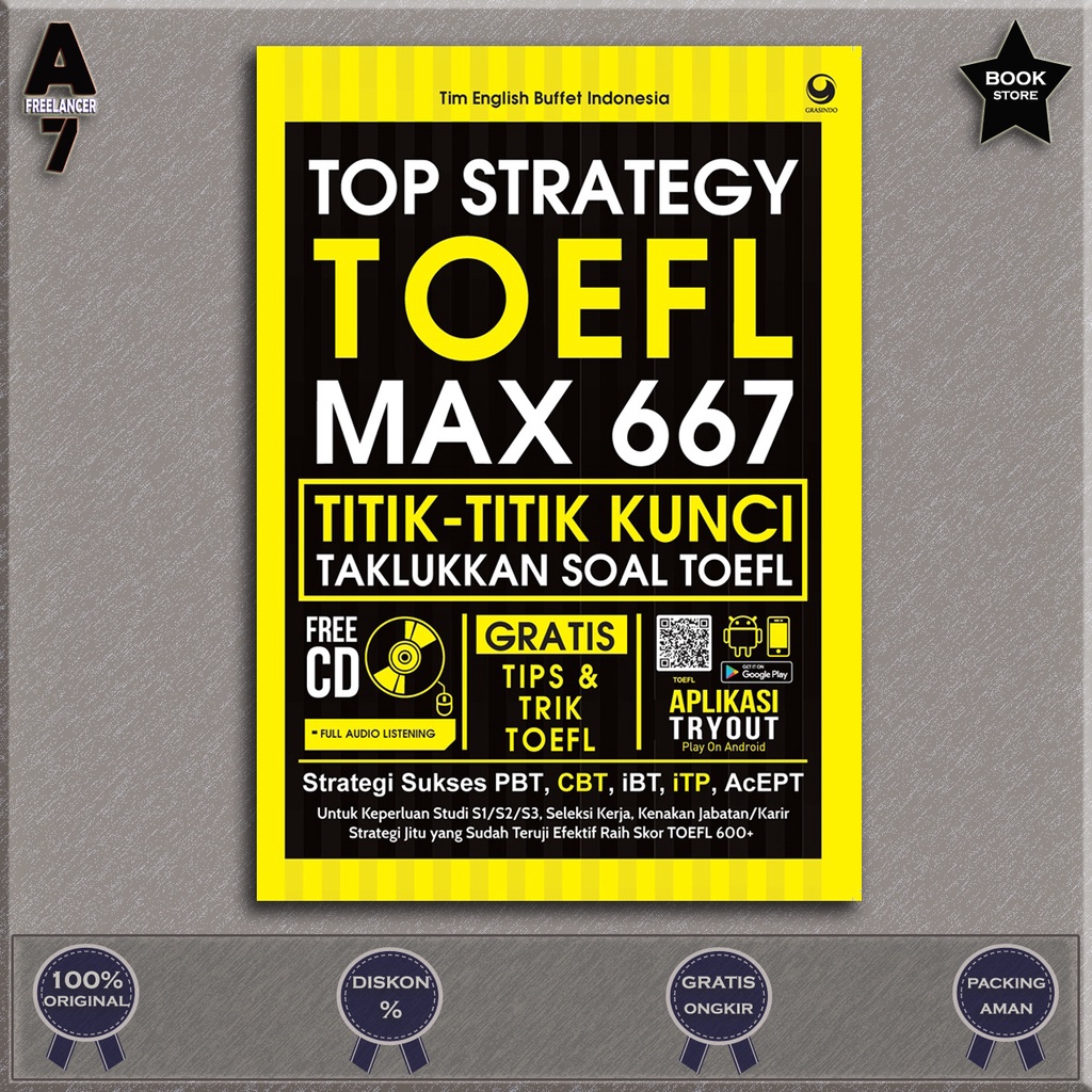 Jual Buku Top Strategy Toefl Max Titik Titik Kunci Taklukkan Soal