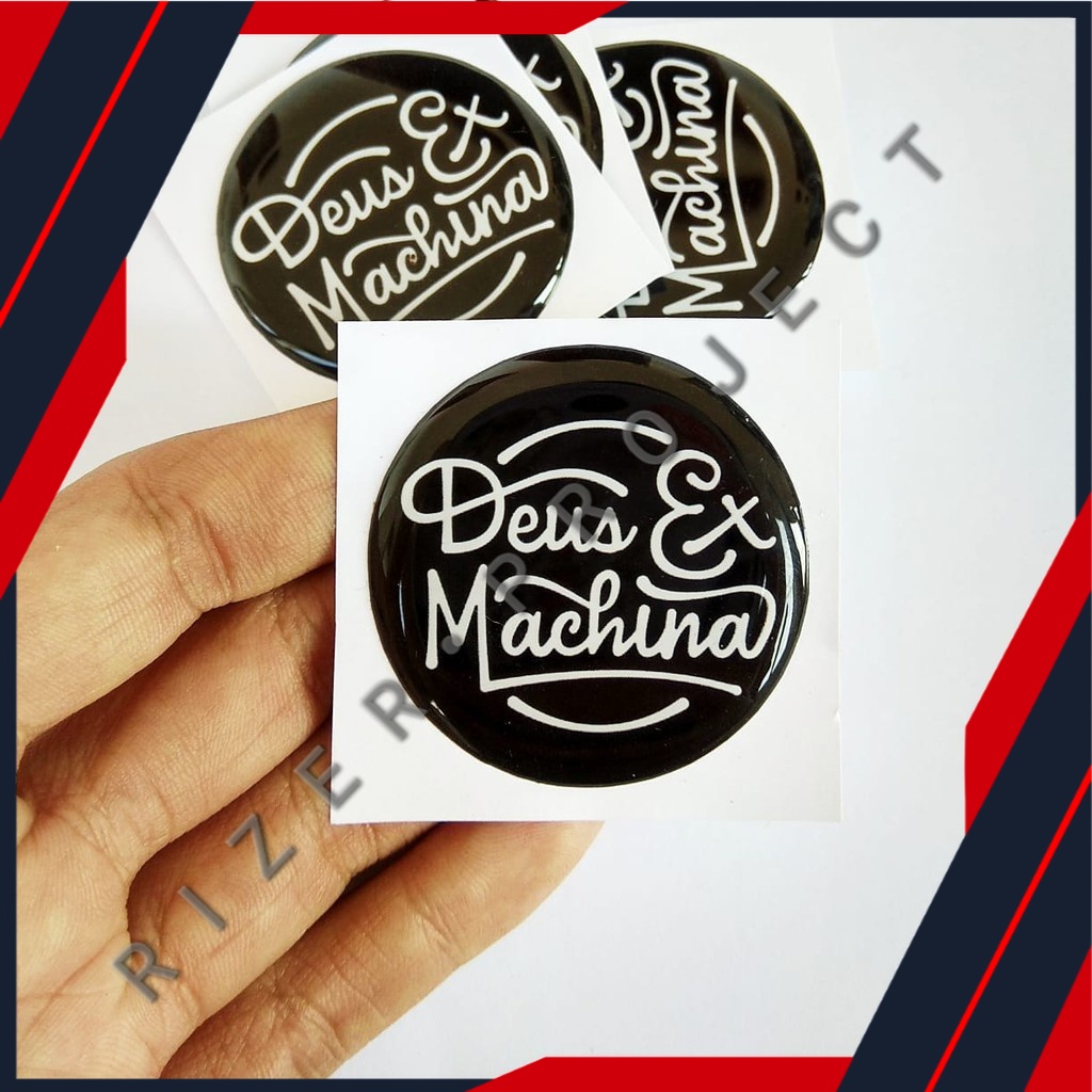 Jual Stiker Deus Ex Machina Emblem Sticker Motor Aksesoris Helm