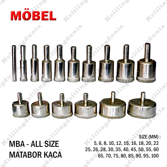 Jual Produk Terbaru Mata Bor Matabor Kaca Marmer Granit Acrylic Holesaw