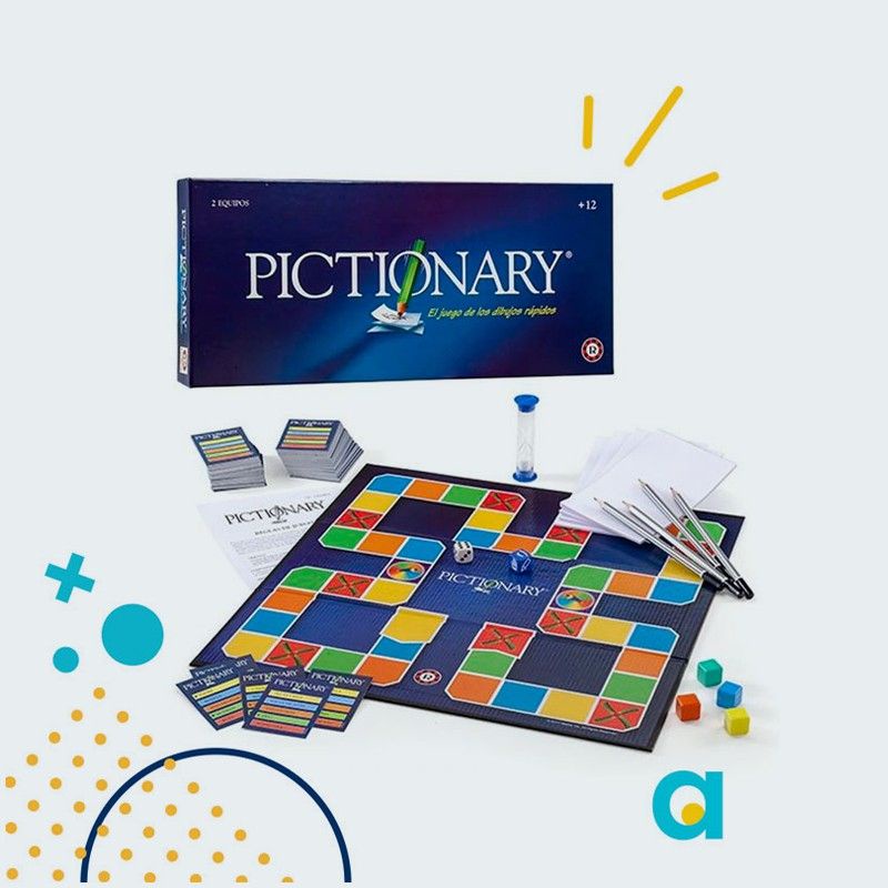 Jual Pictionary The Game Of Quick Draw Ori Mattel Msh Segel