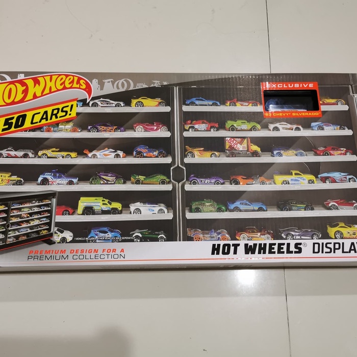 Jual Mainan Hot Wheels Premium Display Case Rak Original Hotwheels