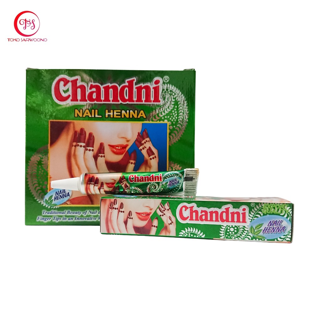 Jual Henna Chandni Original Maroon 1 Box Natural Cone Shopee Indonesia