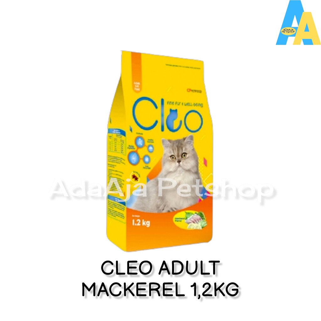 Jual Cleo Makanan Kucing Mackerel Adult Kg Shopee Indonesia