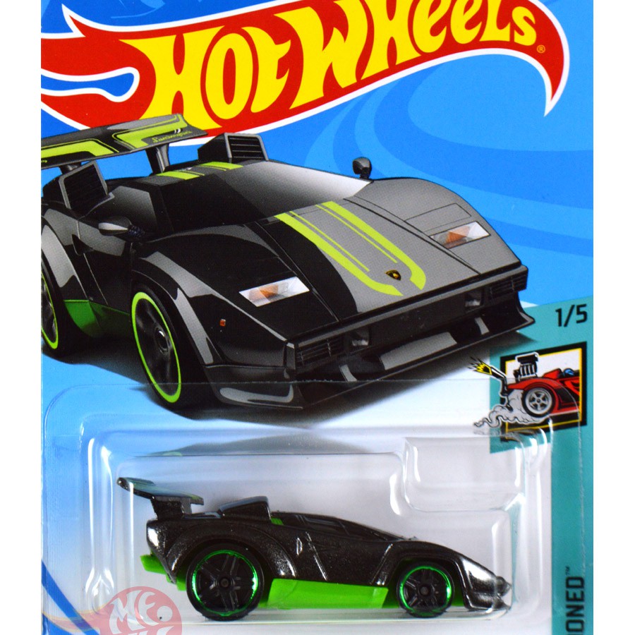 Jual Lamborghini Countach HITAM BLACK TOONED Hot Wheels HW
