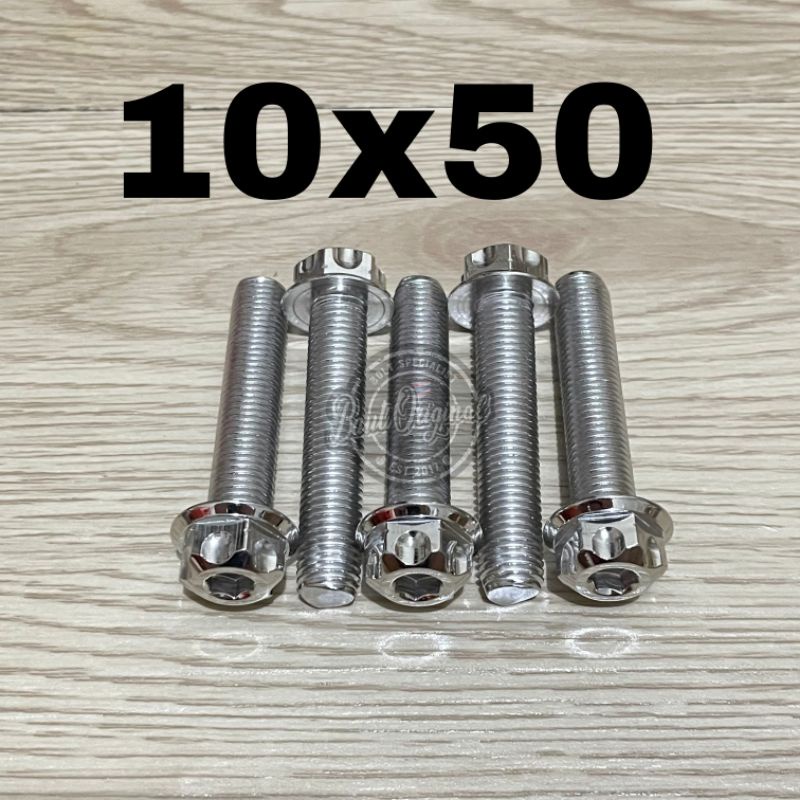 Jual Baut Probolt 10x50 Mm Stainless New Model Drat 14 Panjang 5 Cm