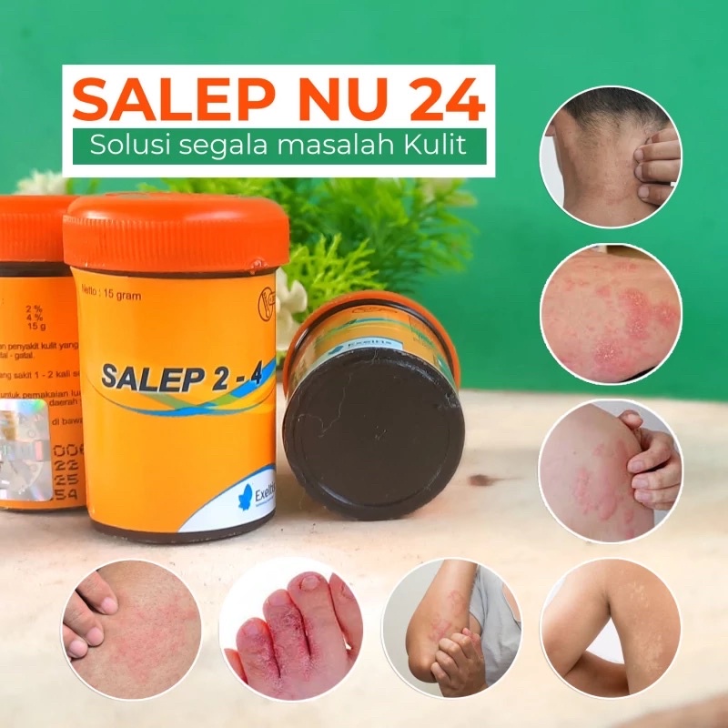 Jual Salep NU 24 Original BPOM Obat Kulit Gatal Eksim Scabies Kudis