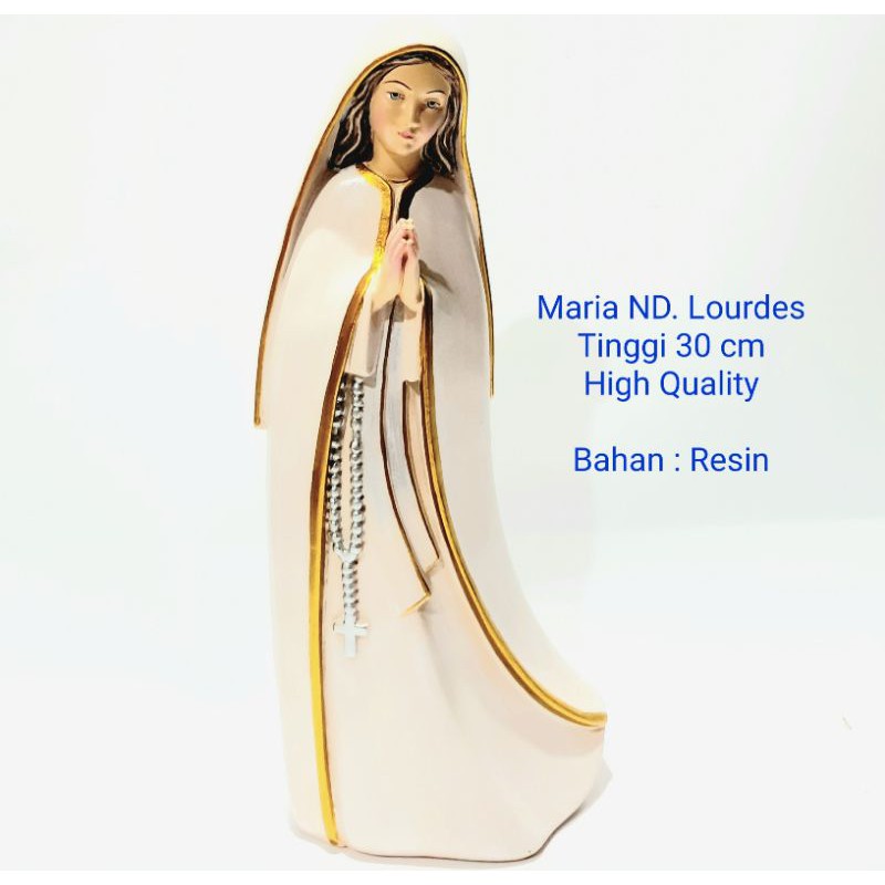 Jual Patung Maria Lourdes Versi Kayu Shopee Indonesia