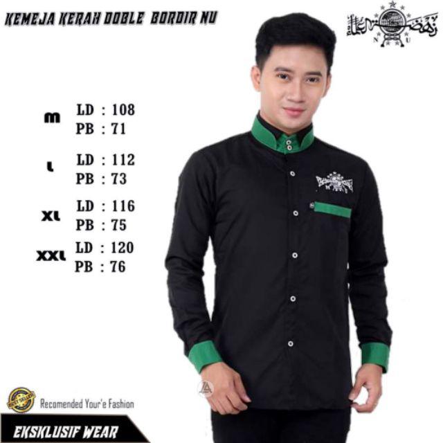 Jual Kemeja Koko Nu Doble Kerah Kerah Dobel Baju Koko Nu Bordir