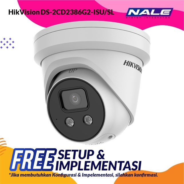 Jual HikVision 4K AcuSense Strobe Light And Audible Warning Fixed