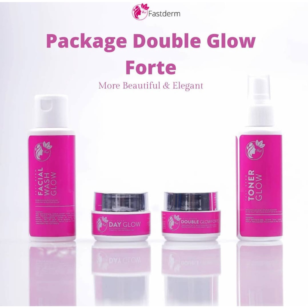 Jual Fast Derm Glowing Normal Glass Skin Double Glow Forte Acne