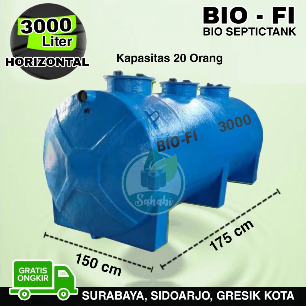 Jual Bio Septic Tank Bio Tank Ukuran 3000 Liter 18 20 Orang Invoice