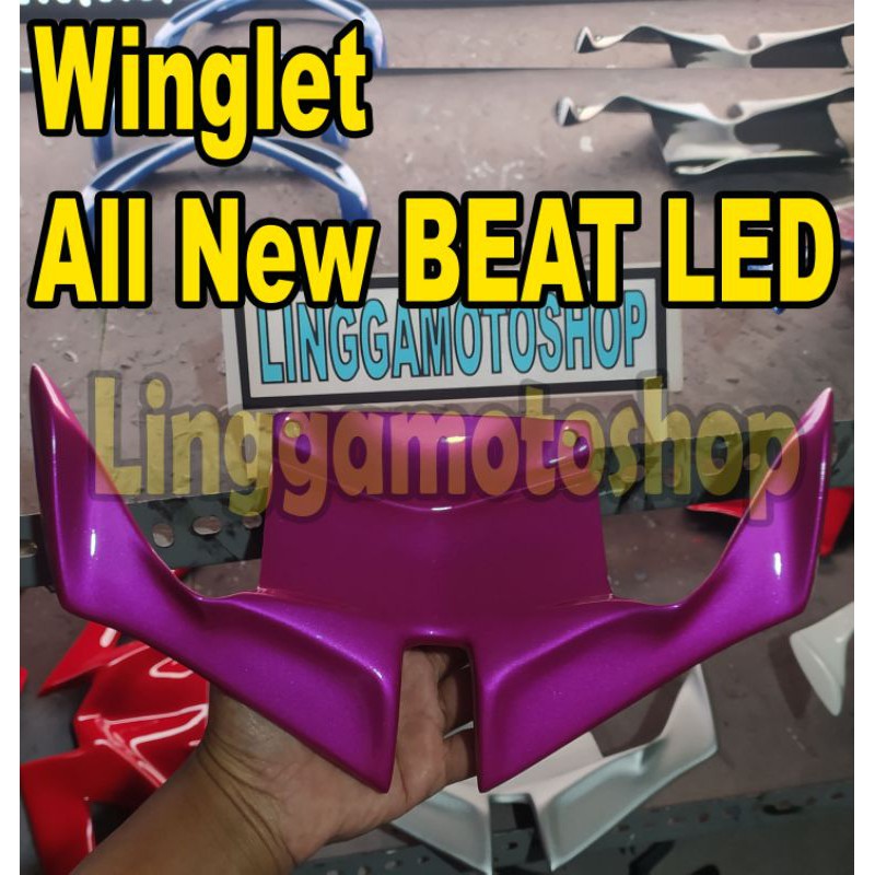 Jual Winglet HONDA BEAT FI LED DOUBLE WINGS BEAT STREET BEAT DELUXE