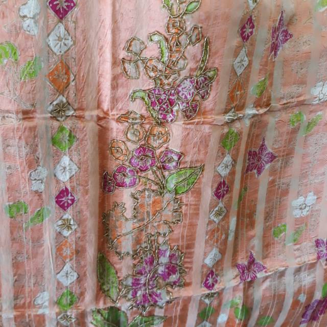 Jual Kain Serat Nenas Motif Batik Shopee Indonesia