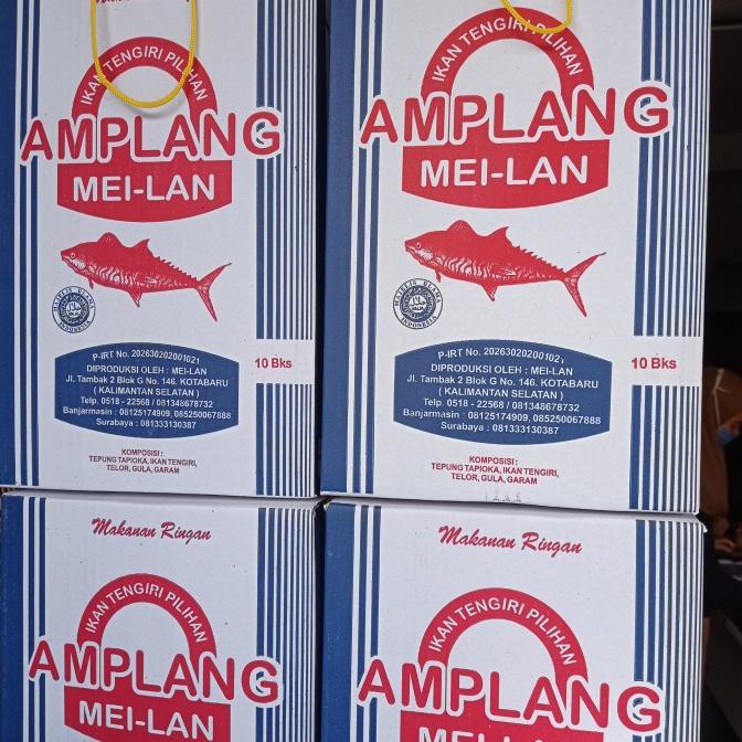 Jual READYY Amplang Meilan Kuku Macan Oleh Oleh Khas Banjarmasin