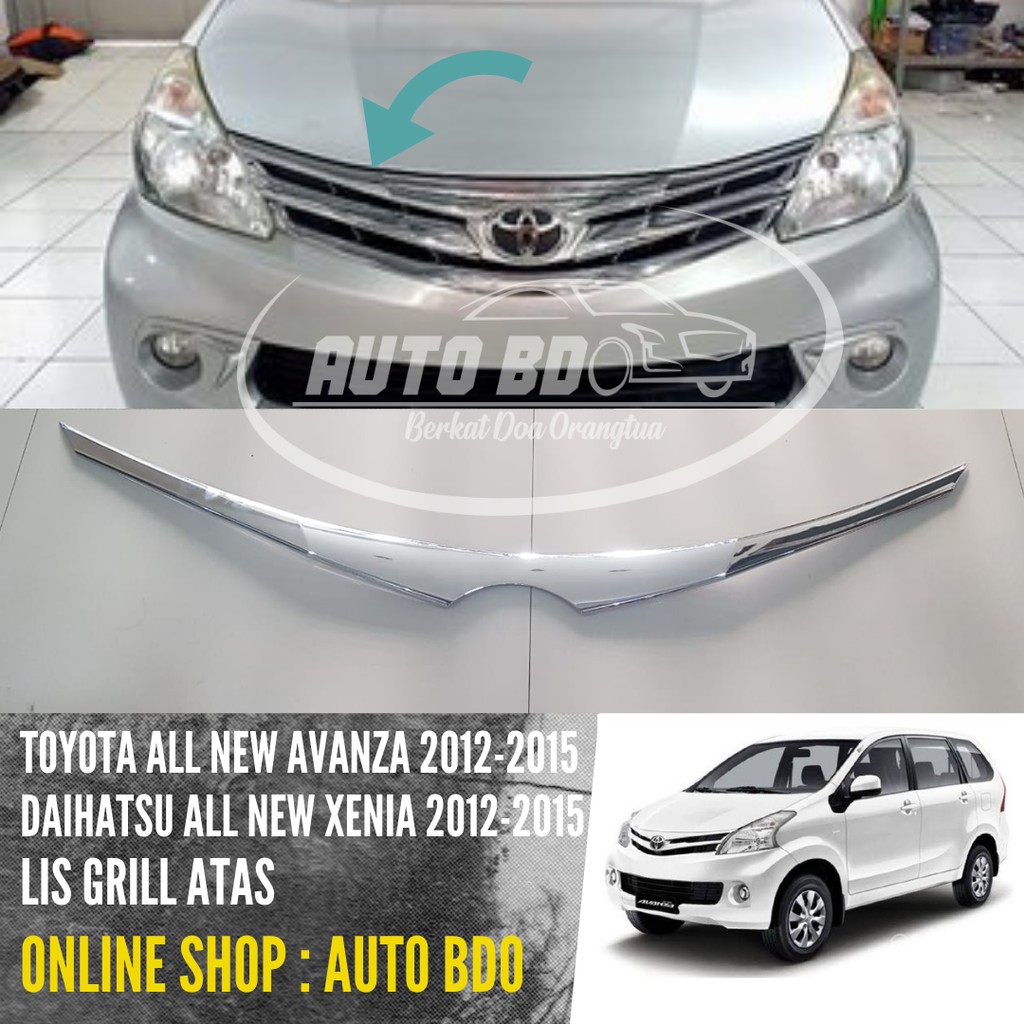 Jual List Lis Grill Atas All New Avanza All New Xenia 2012 2015