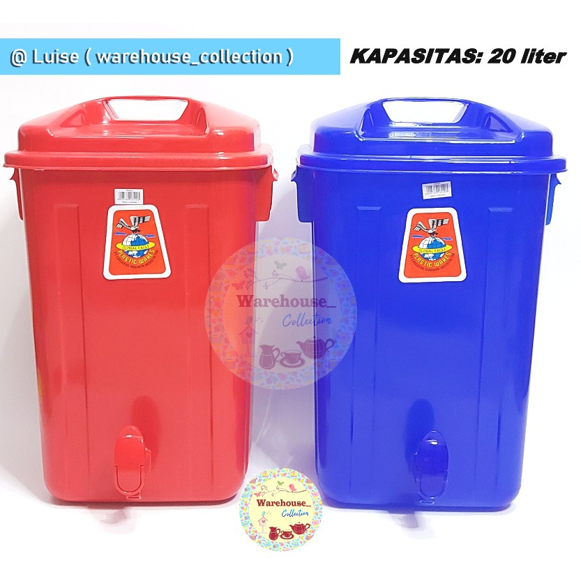 Jual TONG KRAN AIR Tempat Cuci Tangan Wudhu Portable 20 Ltr