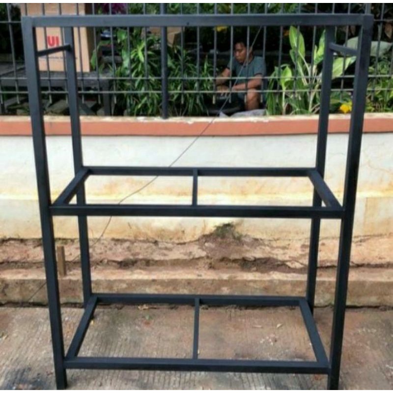 Jual Rak Besi Hollo 4x4 3 Susun Untuk Aquarium Ukuran 100x40 Shopee