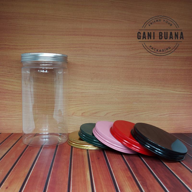 Jual Toples Jar Ml Toples Tabung Liter Tutup Almunium Shopee