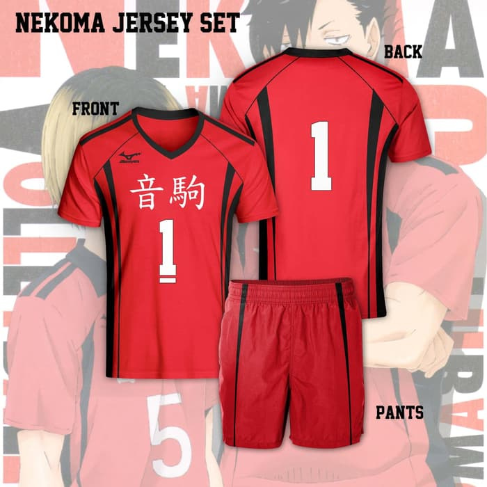 Jual Kaos Cosplay Anime Haikyuu Jersey Volleyball NEKOMA Shopee Indonesia