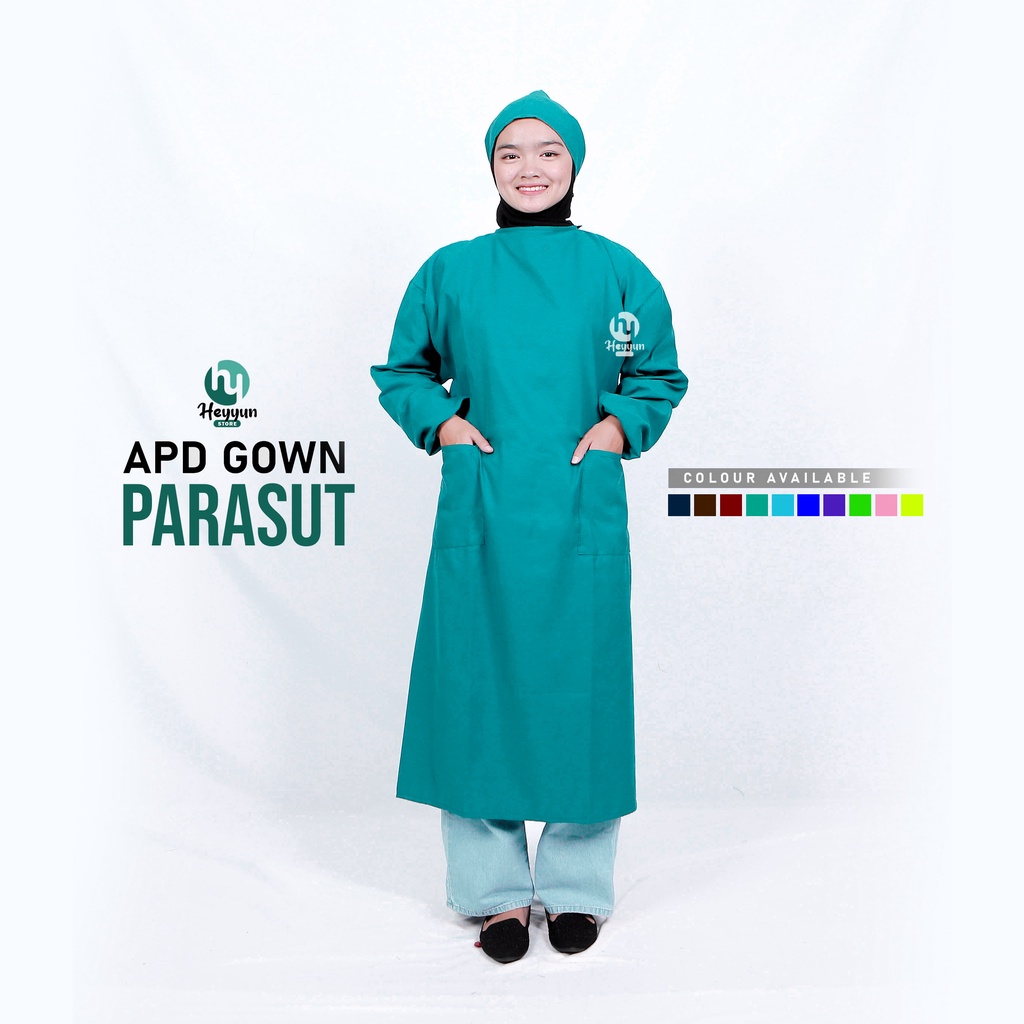 Jual APD Gown Surgical Waterproof Baju Bedah Operasi Jubah Medis