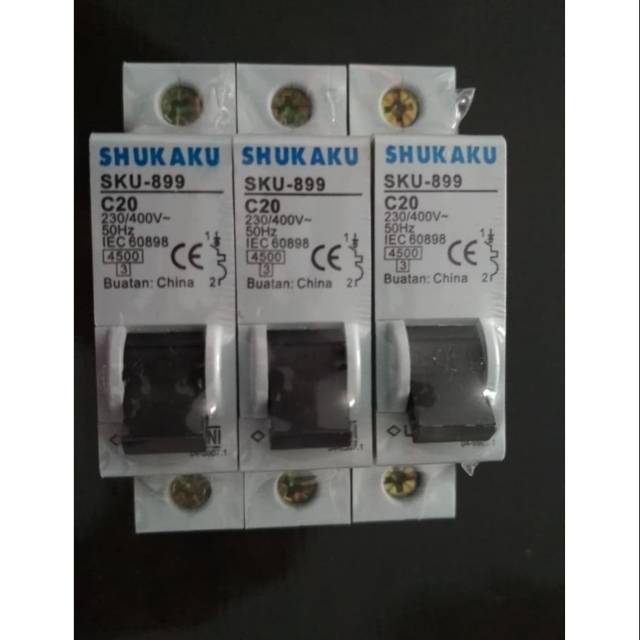 Jual MCB 20A 1Phase Shukaku Shopee Indonesia