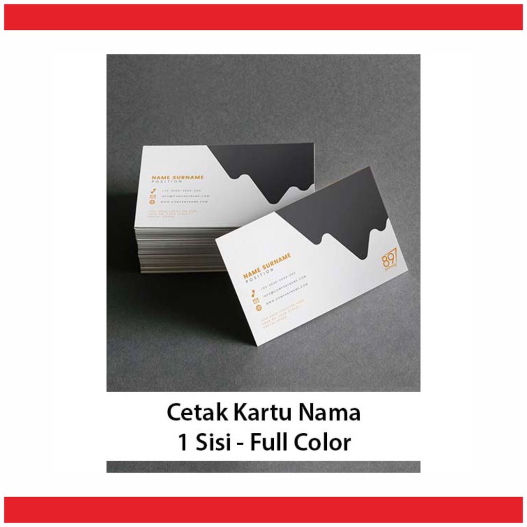 Jual Cetak Kartu Nama Sisi Shopee Indonesia