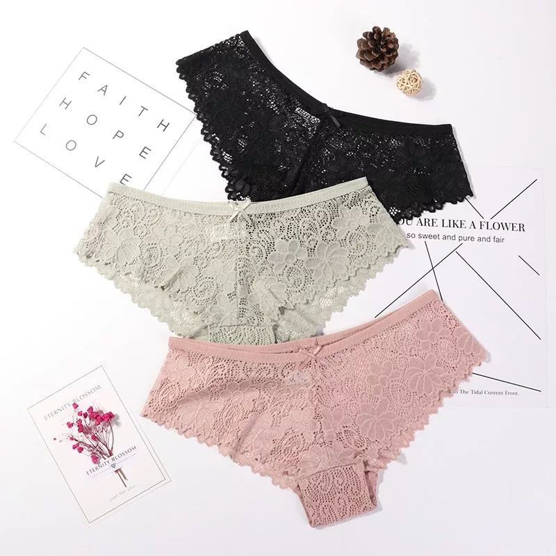 Jual Mona Panties Celana Dalam Cd Wanita Renda Lace Hot Sexy Seamless