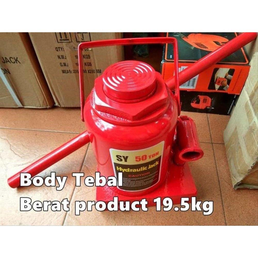 Jual Dongkrak Botol Heavy Duty T Body Besar Tebal Hydraulic Jumbo