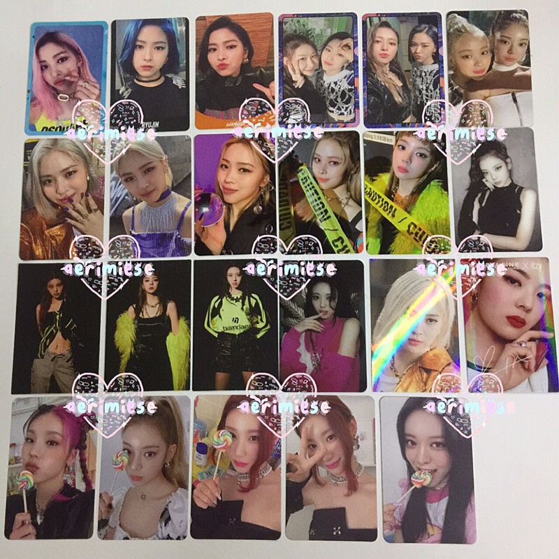 Jual Photocard Itzy Icy Wannabe It Z Me Not Shy Guess Who Crazy In Love