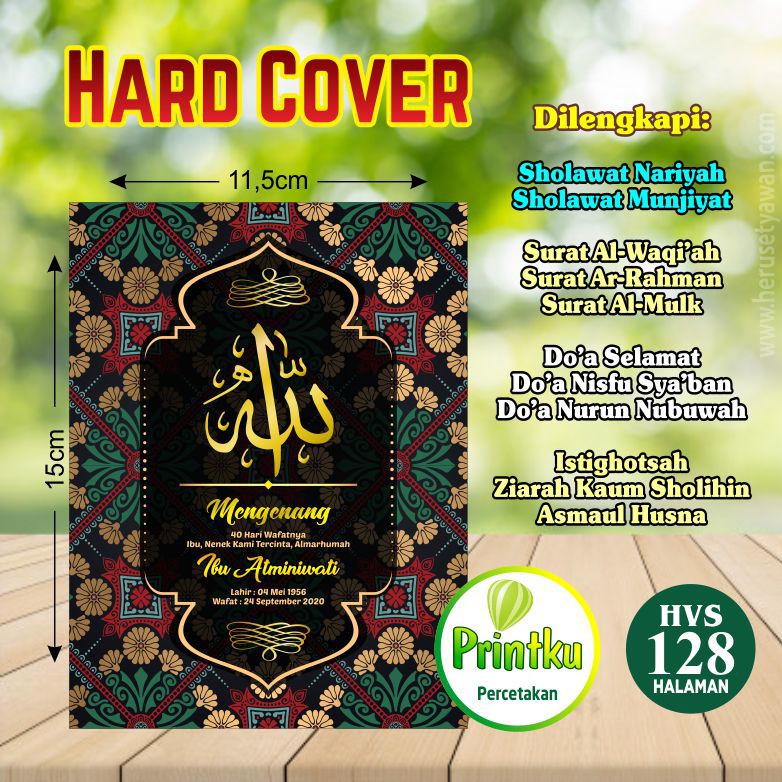 Jual Buku Yasin Hardcover Murah Halaman Bahan Hvs Shopee