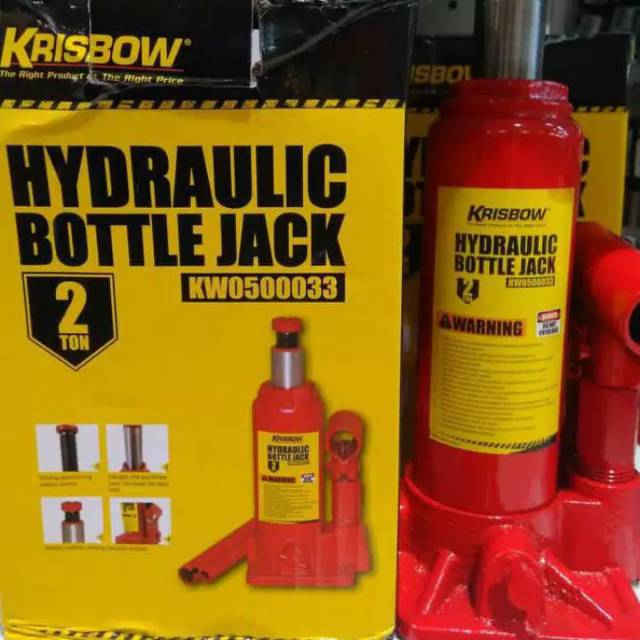 Jual Dongkrak Botol Original KRISBOW 2 Ton Shopee Indonesia