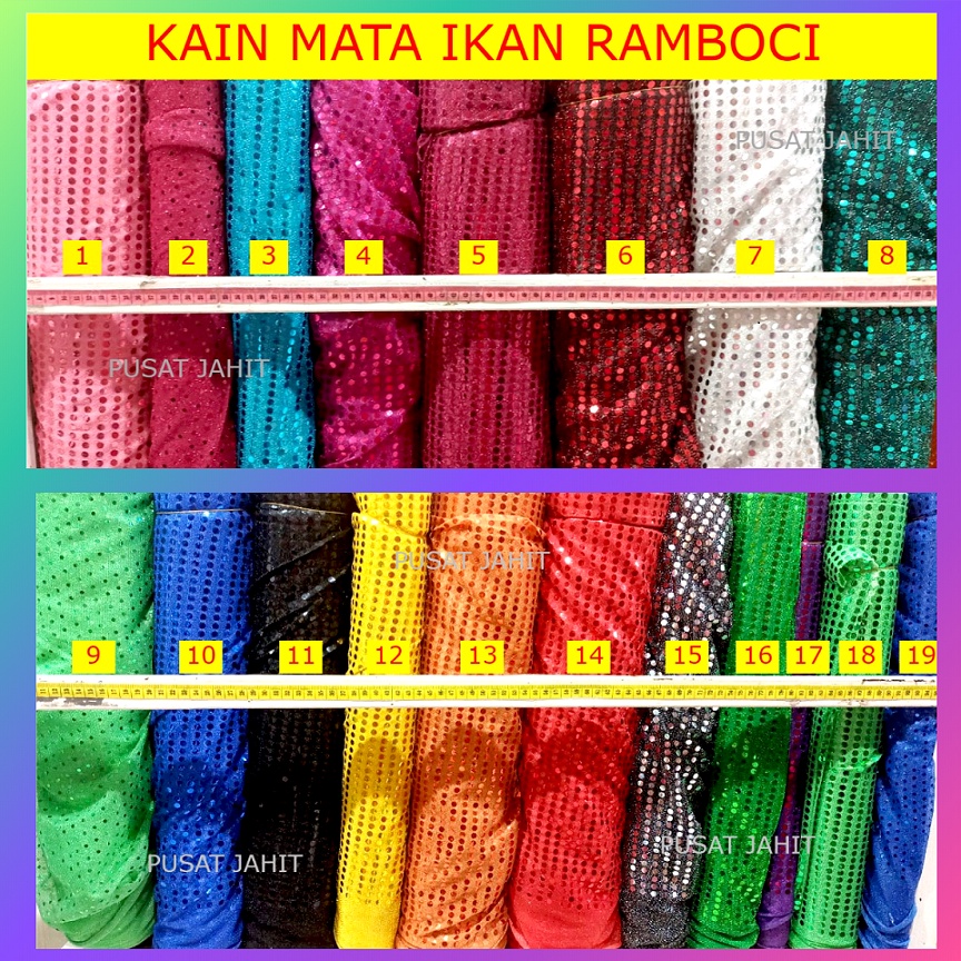 Jual Kain Mata Ikan Ramboci Lamboci Shopee Indonesia