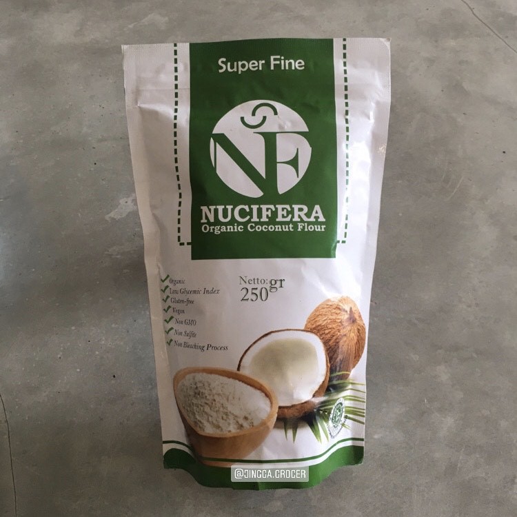 Jual Nucifera Organic Coconut Flour Tepung Kelapa Organic 250Gr