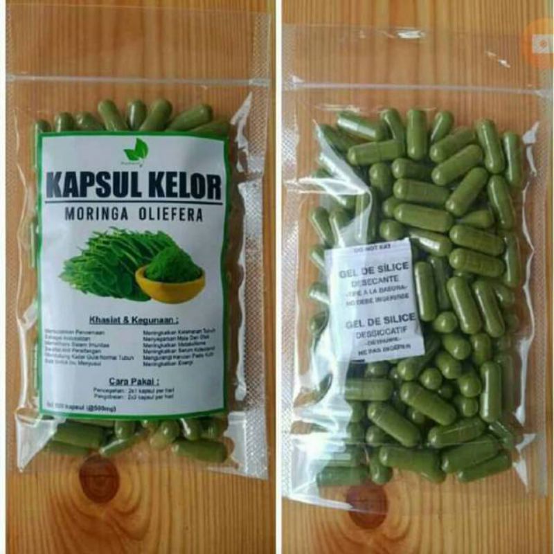 Jual Daun Kelor Kapsul Herbal Isi Kapsul Shopee Indonesia