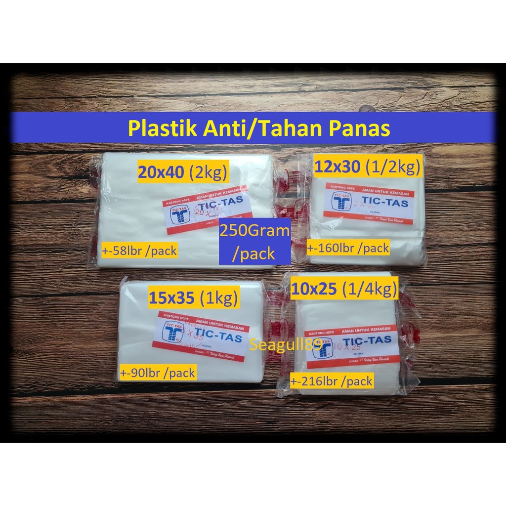 Jual Kantong Plastik Anti Panas Tahan Panas Gr Uk Kg Kg Kg