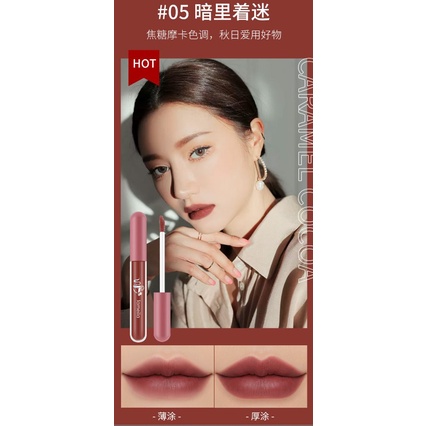 Jual New Lameila Lipstick Nude Edition Liquid Matte Silky Glass Lip