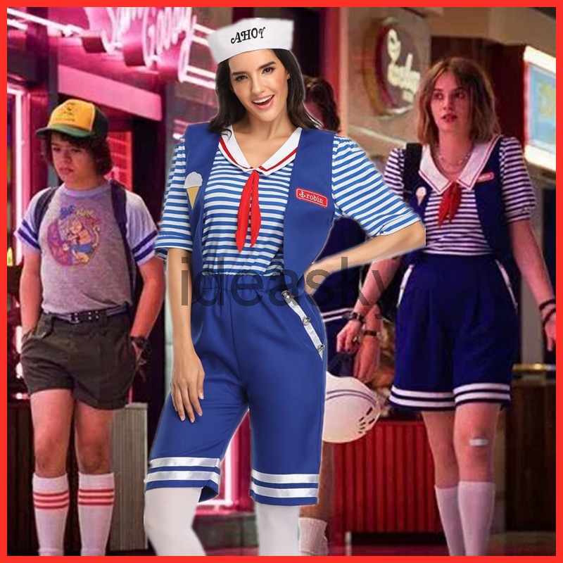 Jual Preorder Cosplay Costume Stranger Things Season Robin Steve