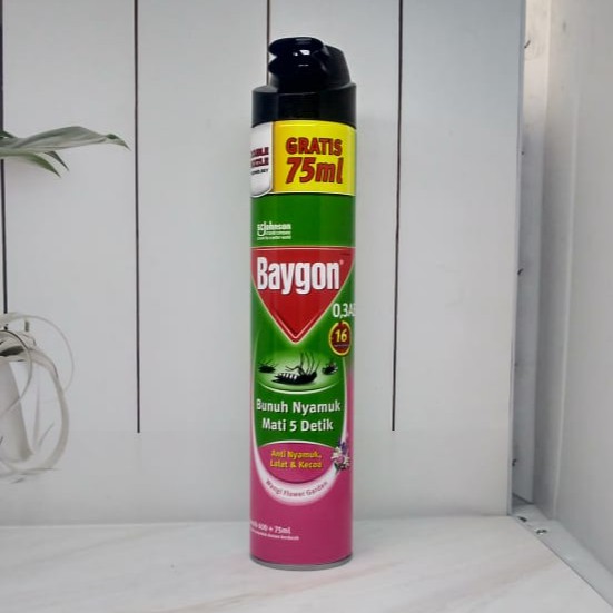 Jual Baygon Aerosol Citrus Fresh Cherry 600 Ml Shopee Indonesia