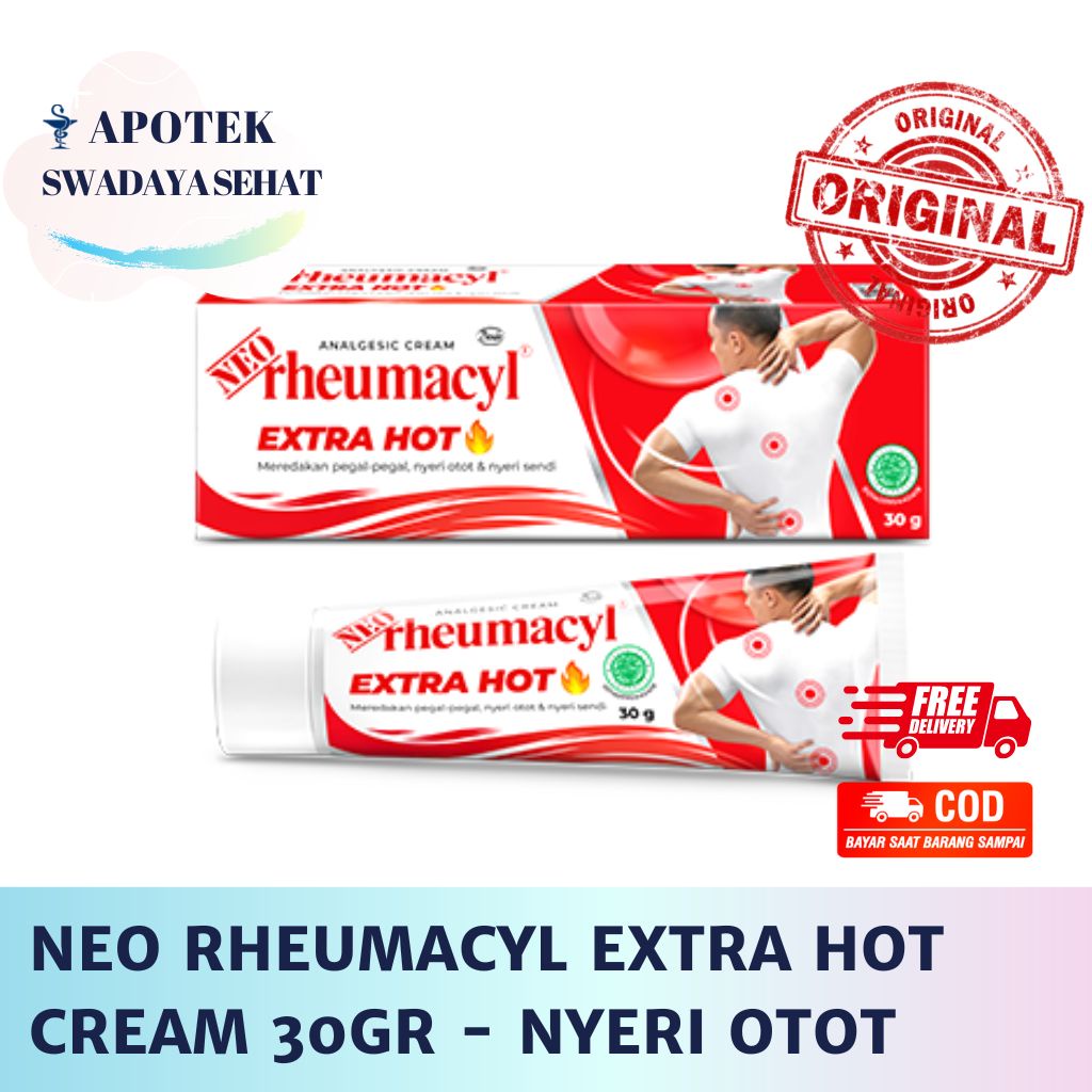 Jual Neo Rheumacyl Extra Hot Cream Gr Krim Nyeri Otot Sendi Linu