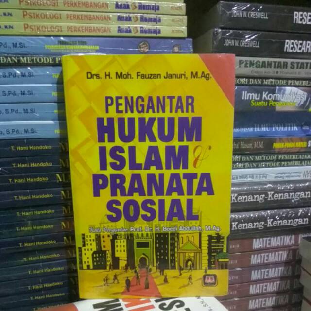 Jual Buku Original Pengantar Hukum Islam Dan Pranata Sosial By Drs H