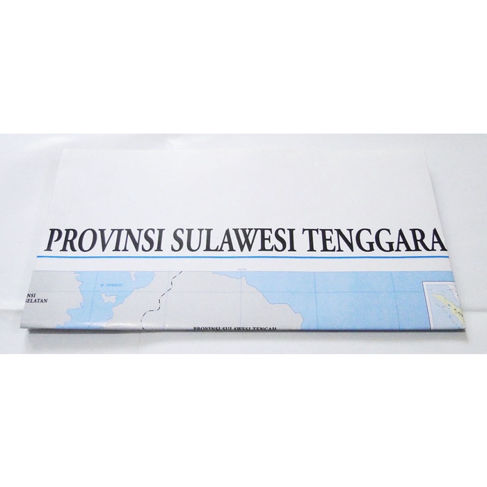 Jual PETA PROVINSI SULAWESI TENGGARA LIPAT Shopee Indonesia