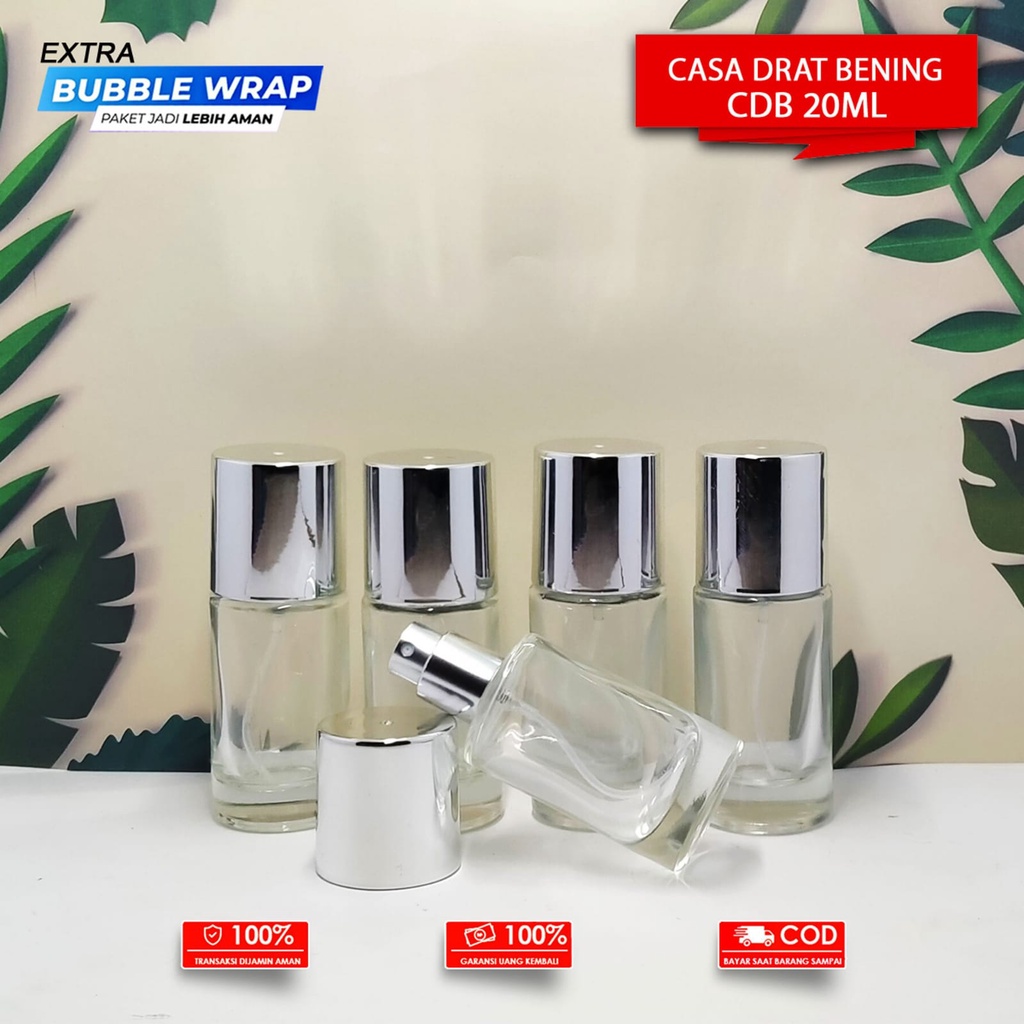 Jual Botol Parfum Spray Ml Model Casa Drat Bening Lusin Shopee