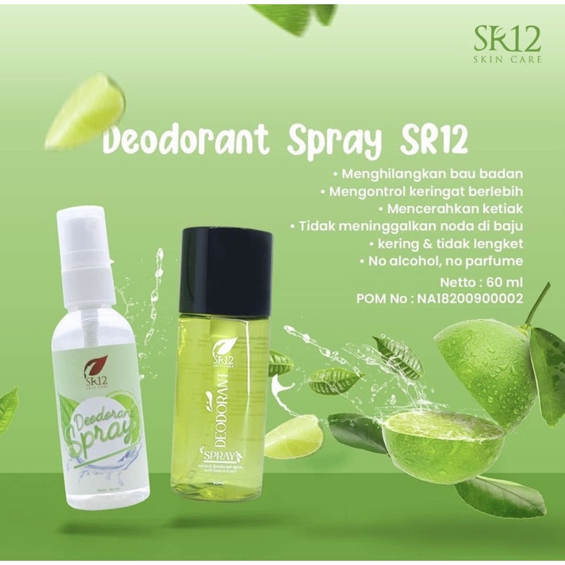 Jual Deodorant Spray Reguler Premium Sr Original Shopee Indonesia